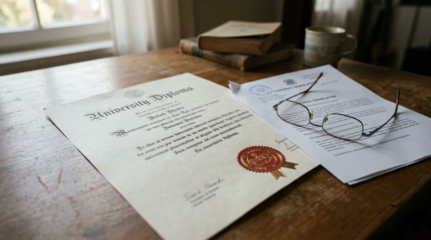 Onaylı diploma ve tercüme belgeleri